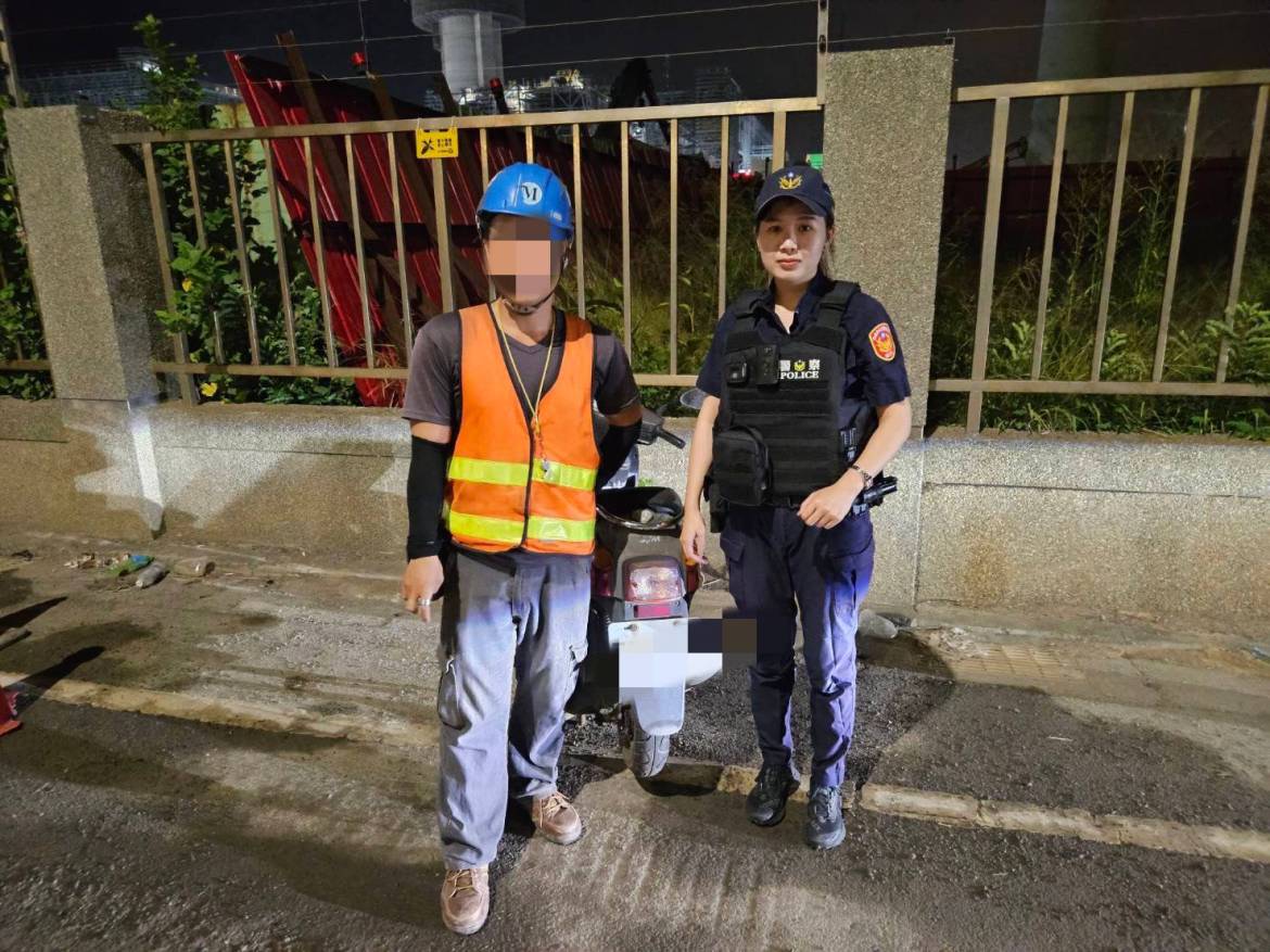 工人機車不見急報案 大園警眼尖發現在這 - 早安台灣新聞 | Morning Taiwan News