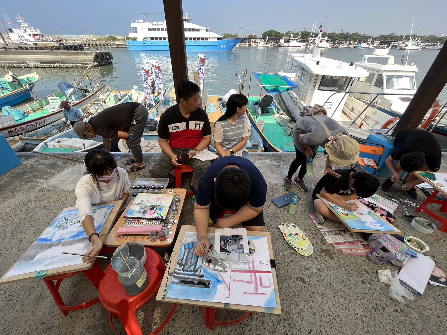 高雄虱目魚文化節全國寫生比賽 嘉興國中美術班獲獎大贏家 - 早安台灣新聞 | Morning Taiwan News