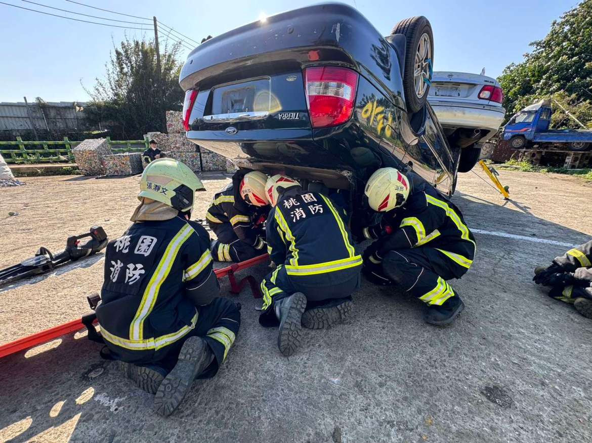 桃消圳頂分隊車禍救援訓練 強化救災執行能力 - 早安台灣新聞 | Morning Taiwan News