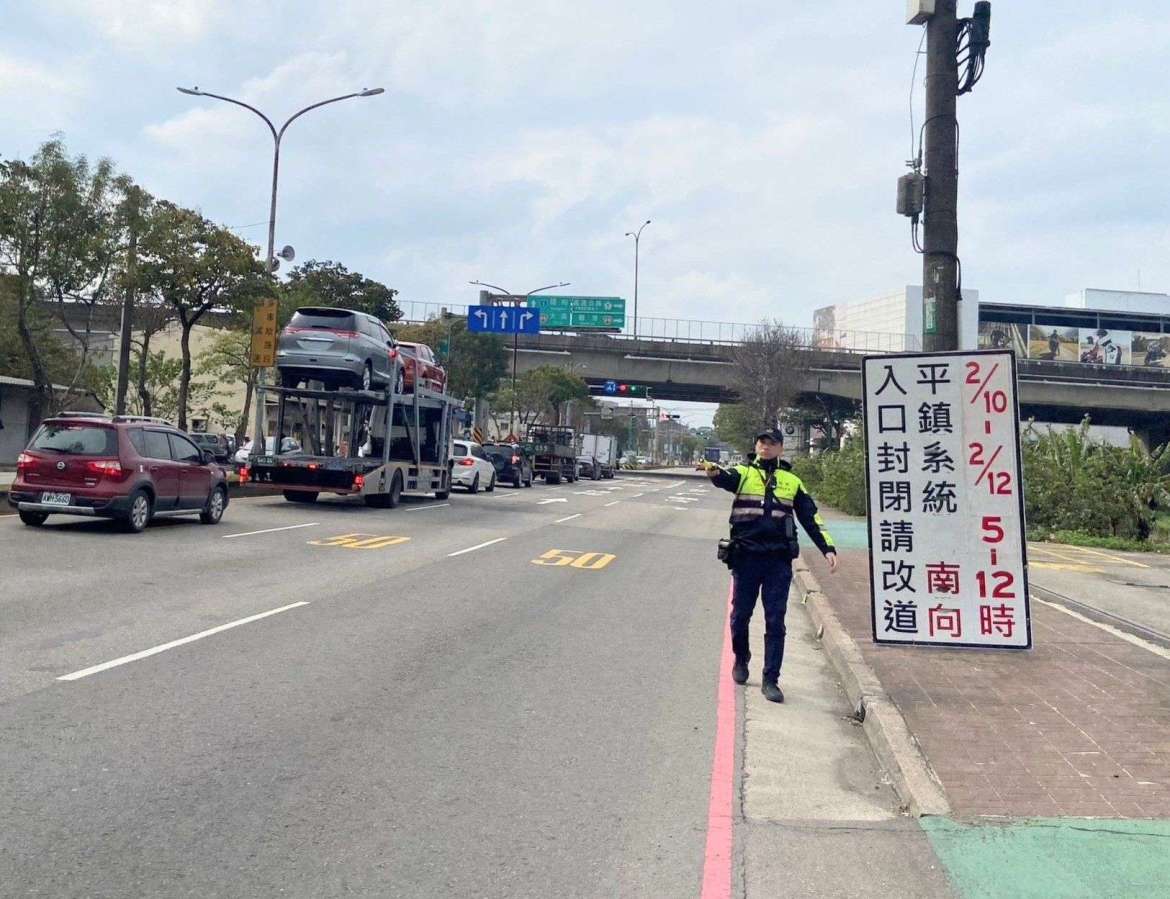 紓解過年走春車潮 平警交管措施一次看 - 早安台灣新聞 | Morning Taiwan News