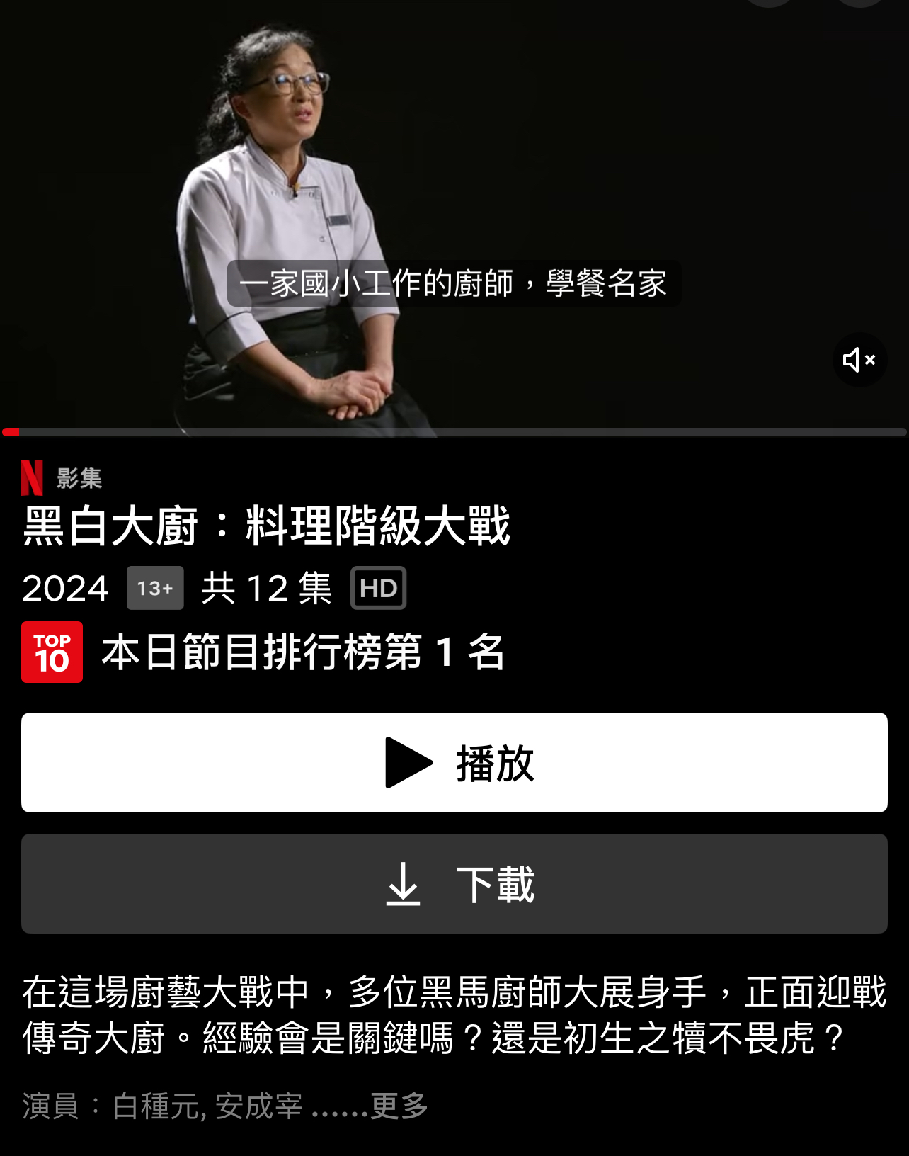 《黑白大廚》奪netflix收視冠軍！台灣最多人追「這部電影」