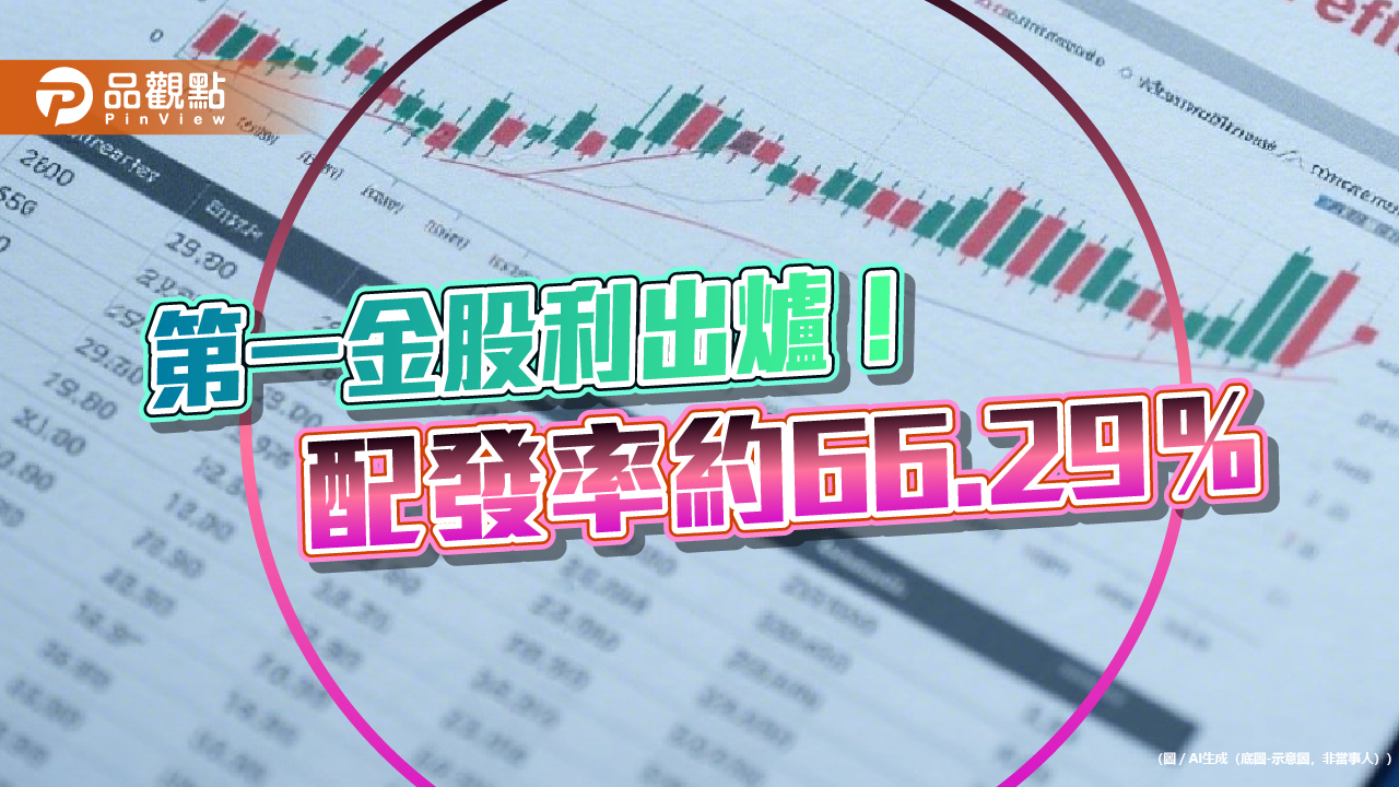 第一金股利12元！現金095元＋股票0.25元　近3年最高水準