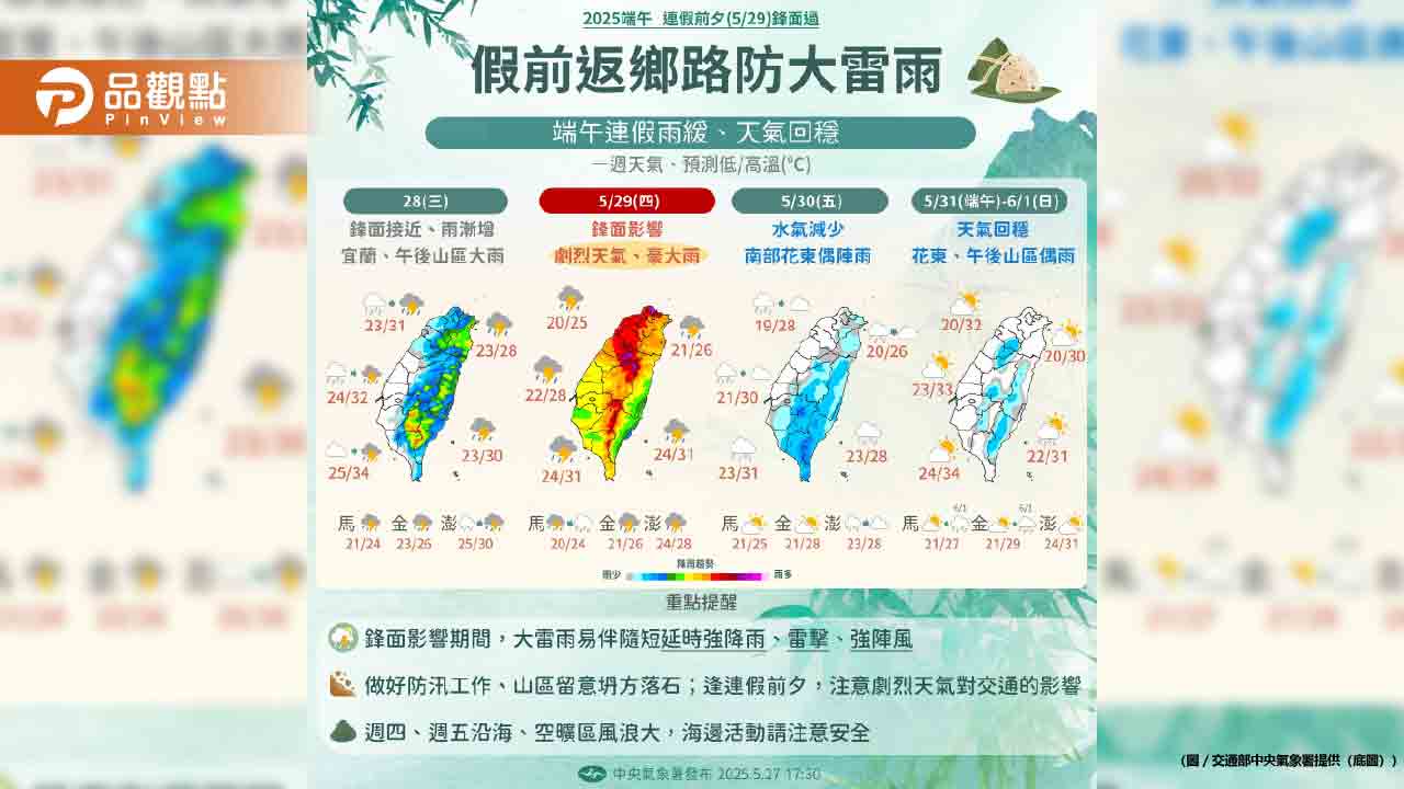 最強梅雨鋒面襲台「紫爆區」曝光-　專家警告：恐淹水