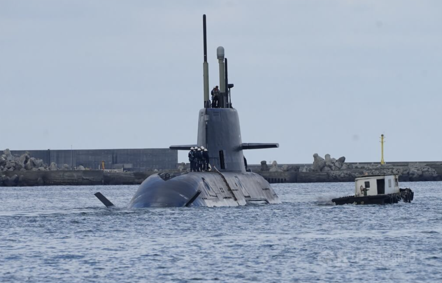 國造潛艦風波再起！遭爆「人力操舵」驚險返港-台船：無技術瓶頸