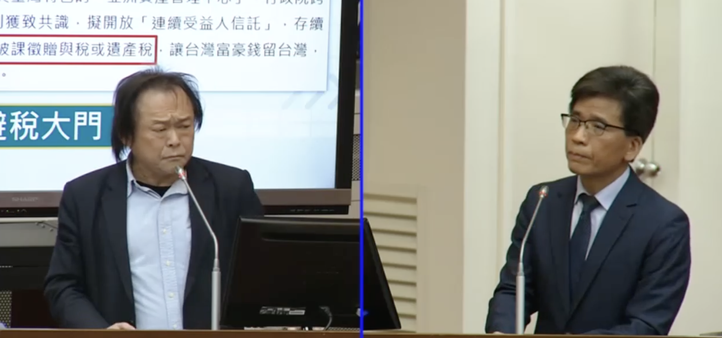王世堅轟金管會百年信託：為富豪開避稅巧門　貧富差距將快速擴大
